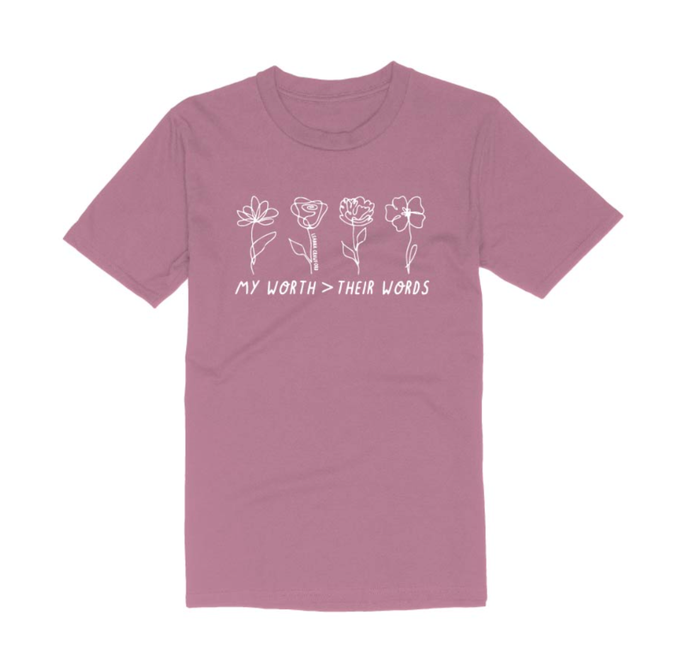 Pink My Worth > Their Words Tee
